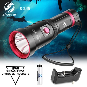

LED Diving Flashlight Super Bright P70.2 Torch Professional IPX8 Dive Lamp 150M Underwater Lantern Waterproof 26650/18650 Light