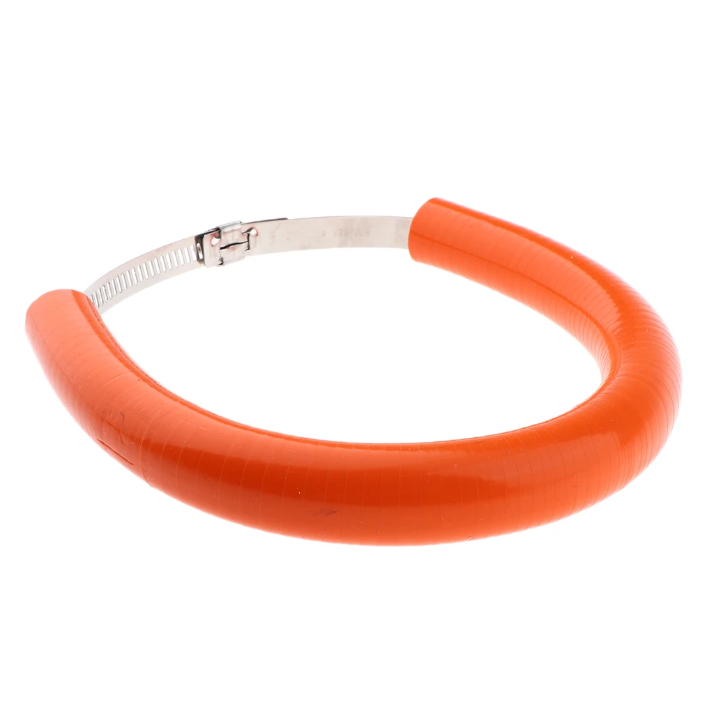 Universal Motorbike Muffler Exhaust Frame Sliders Protector Orange 100-160mm