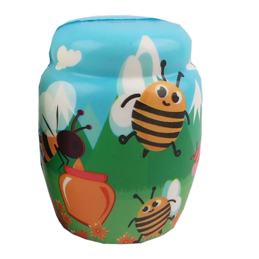 Игрушка для украшения медового кувшина с имитацией мультфильма медленно восстанавливающая декомпрессионная игрушка из пены расслабленная игрушка торт образец модели