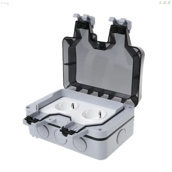 

Outdoor Wall Switch Socket IP66 Weather&Dust Proof Power Outlet EU Standard