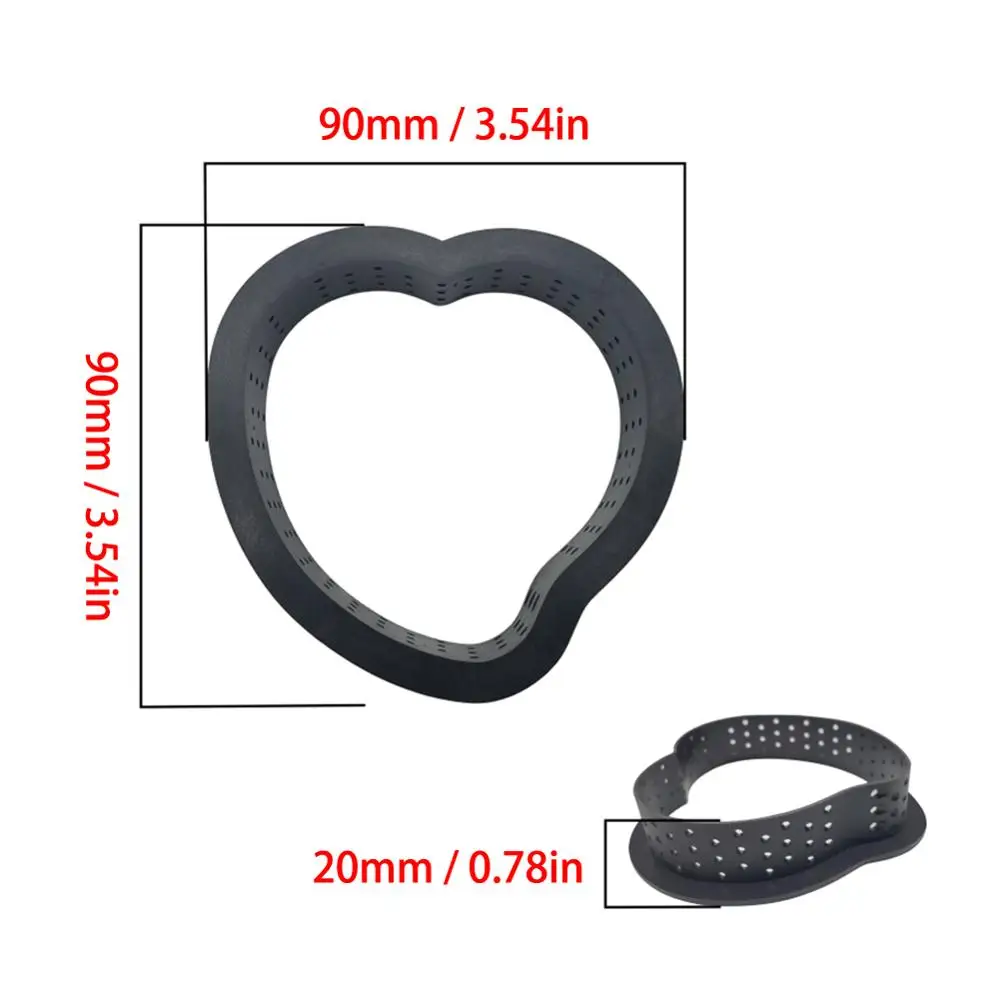 8PCS DIY Cake Mold Perforated Cutter Love-Shape Mousse Circle Ring Tart Decorating Kitchen tool Bakery Baking Tool Kitchen Gadge