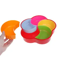 Многофункциональные тарелки для закусок коробка для конфет с крышкой домашняя большая емкость для хранения фруктов и орехов десертный поднос для снэков блюдо 72XF