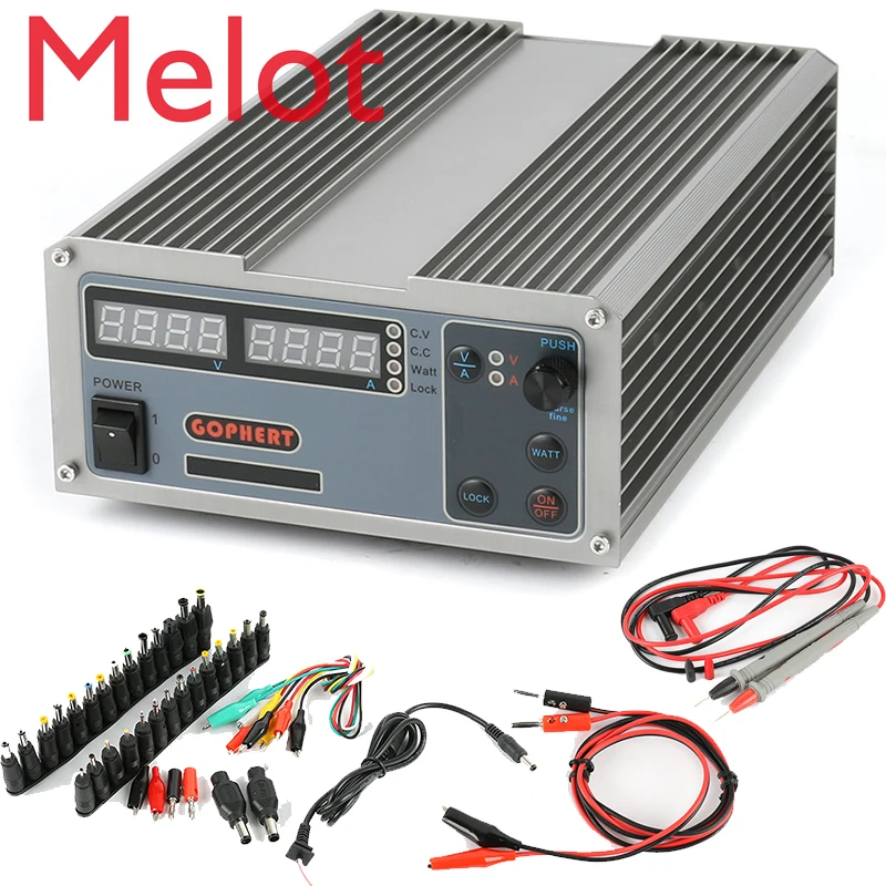 

GOPHERT CPS-6011 60V 11A Digital Adjustable DC Laboratory power supply High Power Compact MCU PFC DC Power Supply