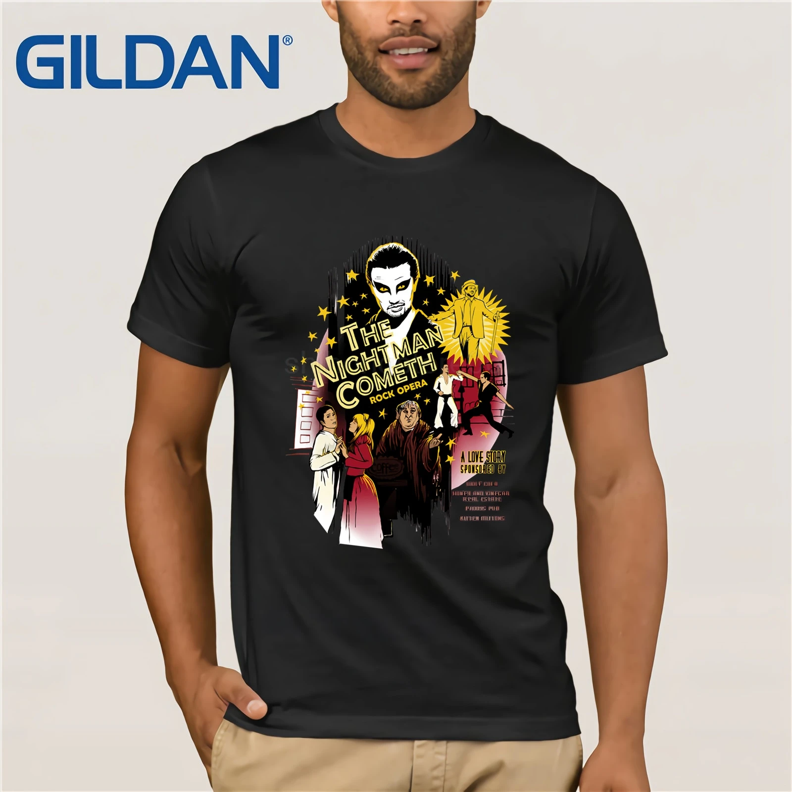 

The Nightman Cometh T Shirt Clothes Popular T-Shirt Crewneck 100% Cotton Tees Funny Tees Cotton Tops T Shirt