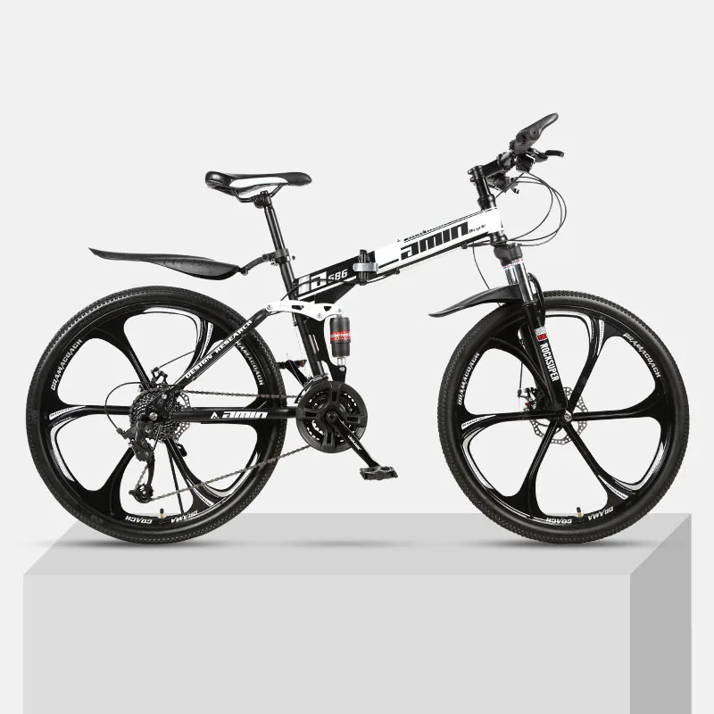 Flash Deal 21-Speed Mountain Folding Bicycle 24/26-inch Double Shock Absorption Variable Speed Fast Bike For Male And Female Students 0 Flash Deal 21-Speed Mountain Folding Bicycle 24/26-inch Double Shock Absorption Variable Speed Fast Bike For Male And Female Students 0