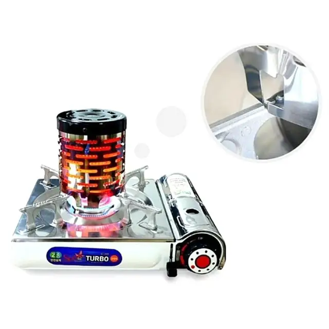 Kültéri Fűtési Kályha Kemping Hordozható Őszi/Téli Sátor Fűtőfedele Rozsdamentes Acél Fűtőfedel - Image 5