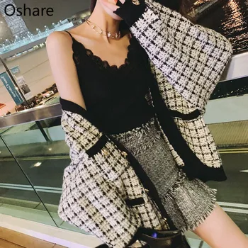 

NEW Autumn Winter New Fashion 2020 Designer Sweater Cardigan Women V-neck Luxury Beaded Knitting Jacket Outer Clothes