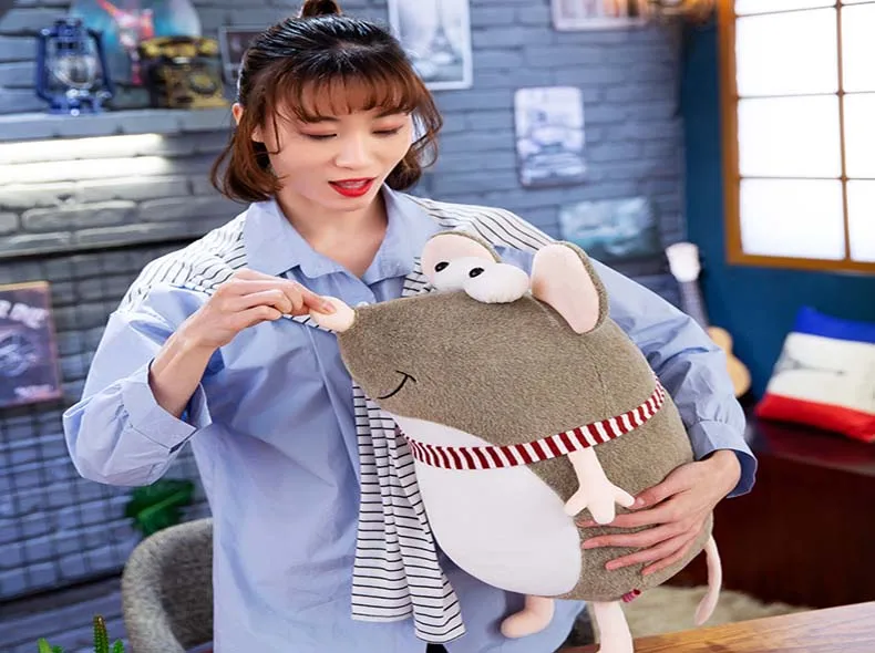 Epacket shopify мультяшная мышка с большим глазом плюшевая кукла крыса для сна история игрушка друг ребенок подарок на день рождения Рождественский подарок
