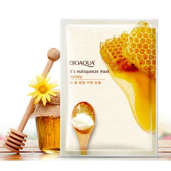 

Pure Honey Nourishing Silk Mask 5Bags/lot Or 10Bags/lot Mask Cleaning Moisturizing Skin Care Contraction Pore Whitening Mask