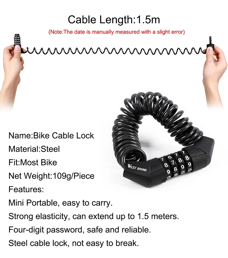 Moto Durevole Casco Serratura Catena Password Combinazione Bici Portatile Antifurto Cavo Serratura Accessori Per Bmw K75 K100 K1600