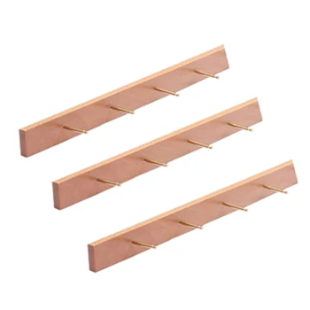 

3 Pack Jewelry Organizer Wall Mounted Wood Hanging Jewelry Organizer Holder Earrings Necklace Bracelet Wood Display Kit