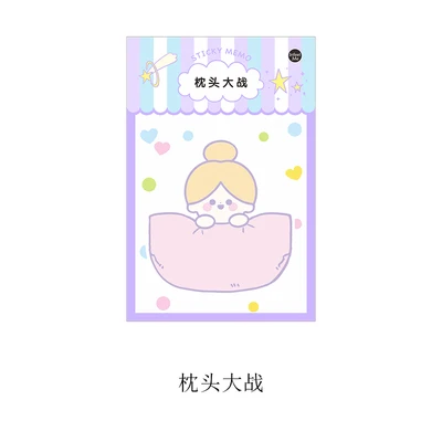 Милый кролик девушка серии блокнот для заметок Kawaii канцелярские N Times бумага для заметок на клейкой основе, дневник Diy блокнот школьные офисные поставки Papeleria - Цвет: E
