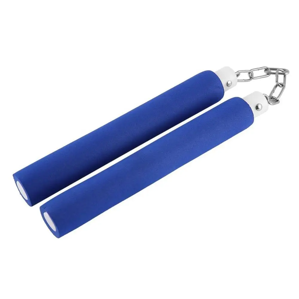 100 шт Безопасный пенопласт Обучение Nunchucks кунг-фу Nunchakus с стальной цепочкой