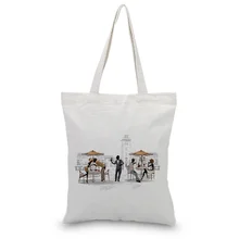 Большая сумка из плотной ткани для влюбленных с узором Применение текст из серии "сделай сам" с принтом сумка для покупок с логотипом Сумочка Эко многоразовая утилизация