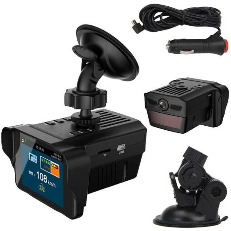 H588 автомобиль 2 в 1 Dashcam антирадарная комбинированная скоростная камера Registar сигнал Анти радар Dvr Dash Cam умный радар-детектор с рекордером