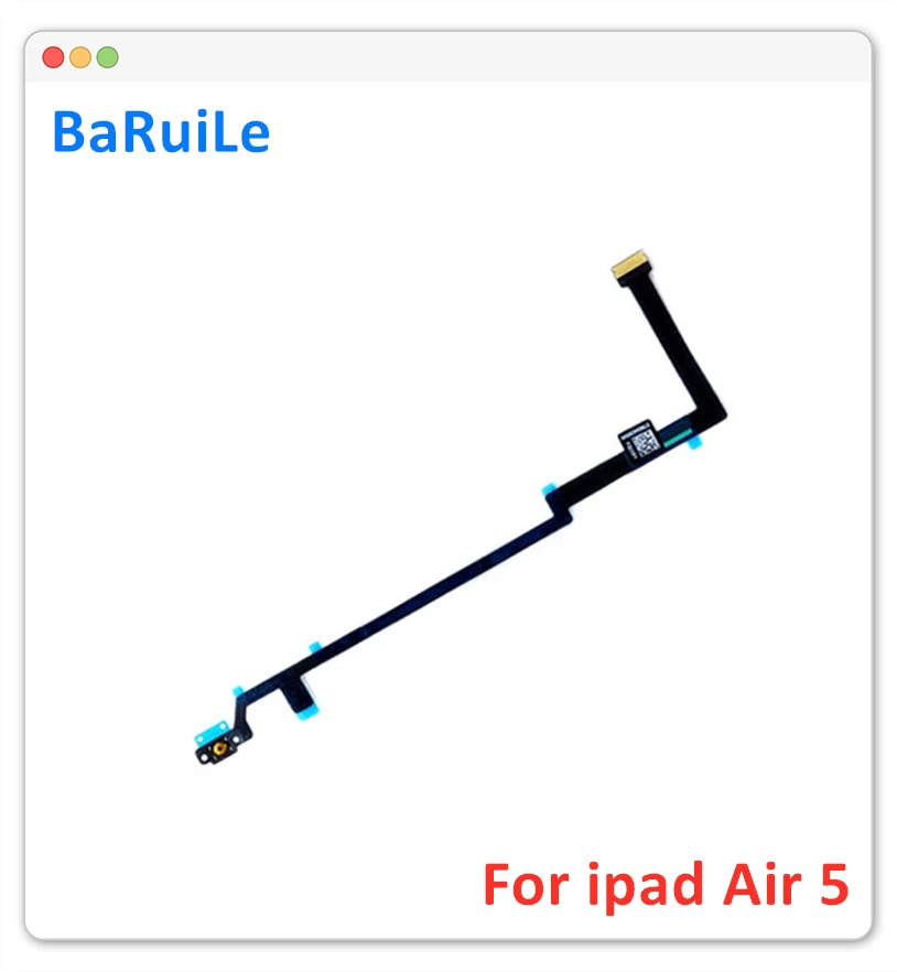BaRuiLe 5 шт. кнопка домой гибкий кабель для ipad power On Off сменные детали Air | Мобильные