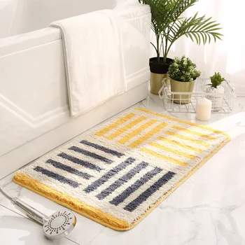 

Indoor Super Absorbs Doormat Latex Backing Non Slip Door Mat for Small Front Door Inside Floor Dirt Trapper Cotton Entrance Rug