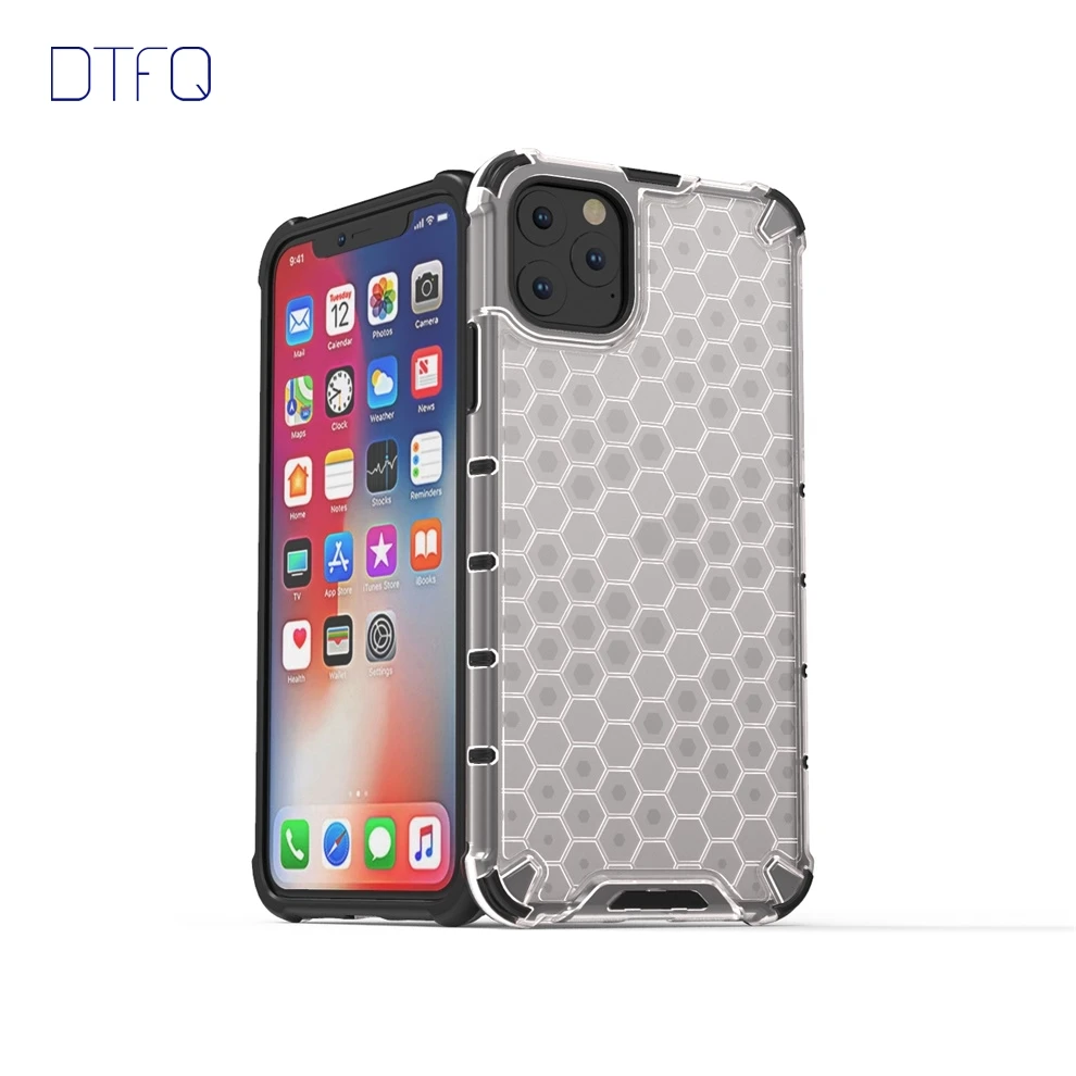 DTFQ Гибридный бронированный чехол для iPhone 7 8 Plus 6s Мягкий ТПУ + Жесткий ПК