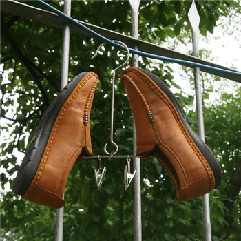 

Shoes Hanger Drying Rack Stainless Steel Drying Shoes Organizer Hook Household Shoe Rack Household Products BV789