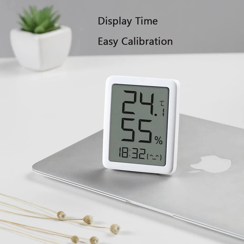 Youpin MMC Screen LCD Large Digital display Thermometer Hygrometer Temperature Humidity Sensor temperature humidity meter,smart thermometer