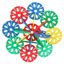 Детские большие снежинки, Переплетенные игрушки, пластиковые блоки, игрушки, строительные игры, школьные принадлежности, детский сад для детей