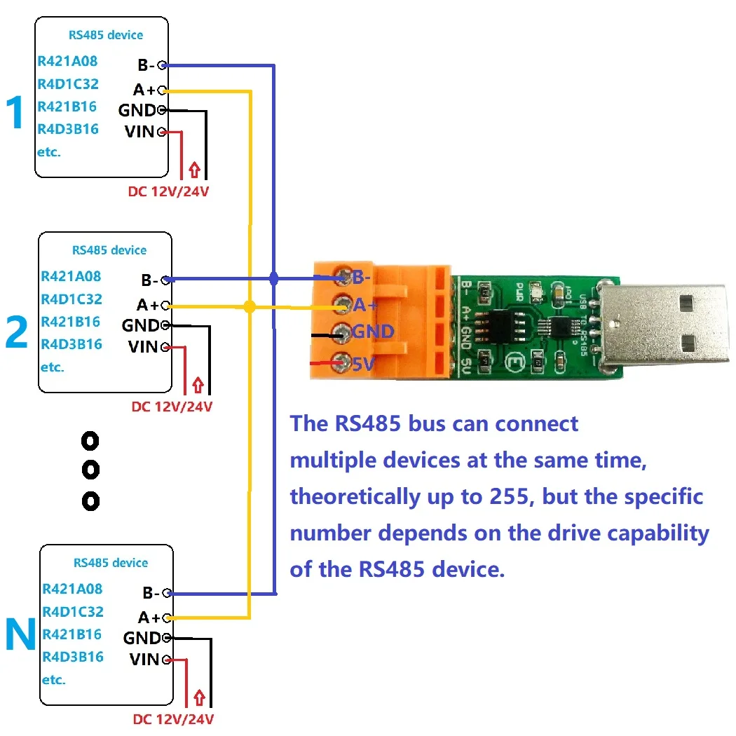 Плата преобразователя шины USB к RS485 CH340 SP485 WIN10 MAC LINUX rep MAX485 MAX3485 SP3485 для PLC PTZ Modubs Modbus