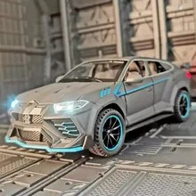 

1:32URUS SUV Alloy Super Sports Car Model Die Casting Metal Toy Car Simulating Acousto-optic Children's Gift Collection Ornament