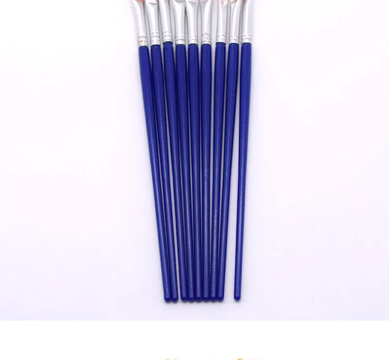 5 шт 0,7 см крюк линия кисти штукатурка керамическая цветная живопись ручка шлифовальная кисть