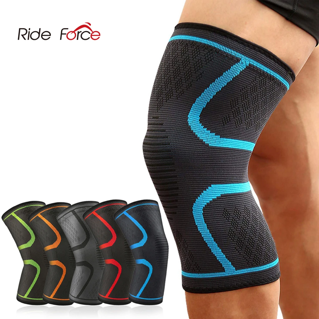 1 Pc Elastic Knee Pads Nylon Sports Fitness Kneepad Protective Gear