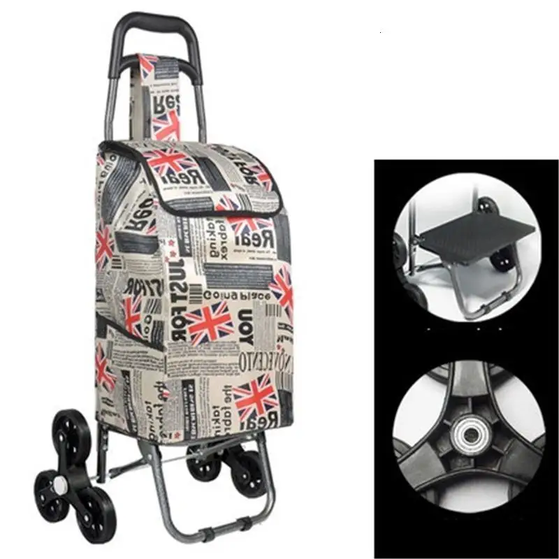 Koszyk Carrito De покупка Карро Plegable стол колесница Roulant вагонетки покупкы Carrello Cucina Меса Cocina Кухня to Cart - Цвет: Number 8