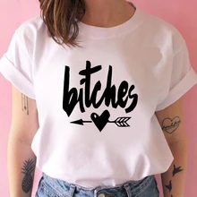 Best Price Fashion Women T Shirt Harajuku better best letter Tshirt 90s Painting Ulzzang Casual Tops Tees T-shirt Female Clothes