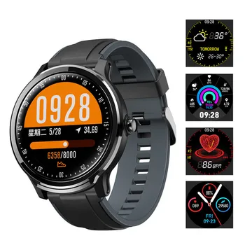 

SN80 Full Round Touch Screen Smart Watch Men IP68 Waterproof 3D UI Weather Heart Rate Monitor Long Standby Time Smartwatch
