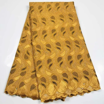 

Latest swiss voile lace embroidery african lace fabric swiss lace fabric high quality 5yard nigerian lace fabric for dress LG186