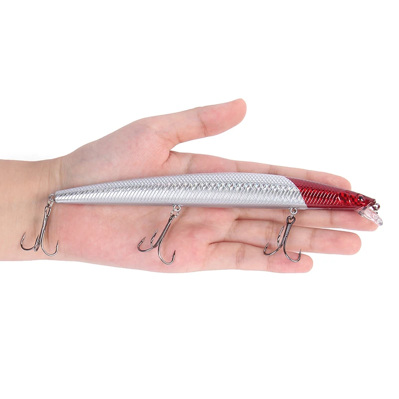 

Minnow Floating Fishing lure 18.5CM 23G Diving 0.5-2M Sea fishing Pesca Plastic Crank Hard Bait Fishing Tackle Swim Wobblers