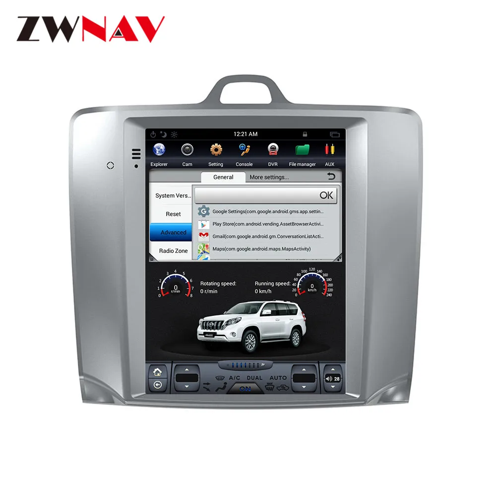 Excellent Vertical screen tesla style Android 7.1 Car DVD player GPS Navigation For Ford Focus 2004-2012 multimedia radio stereo head unit 11