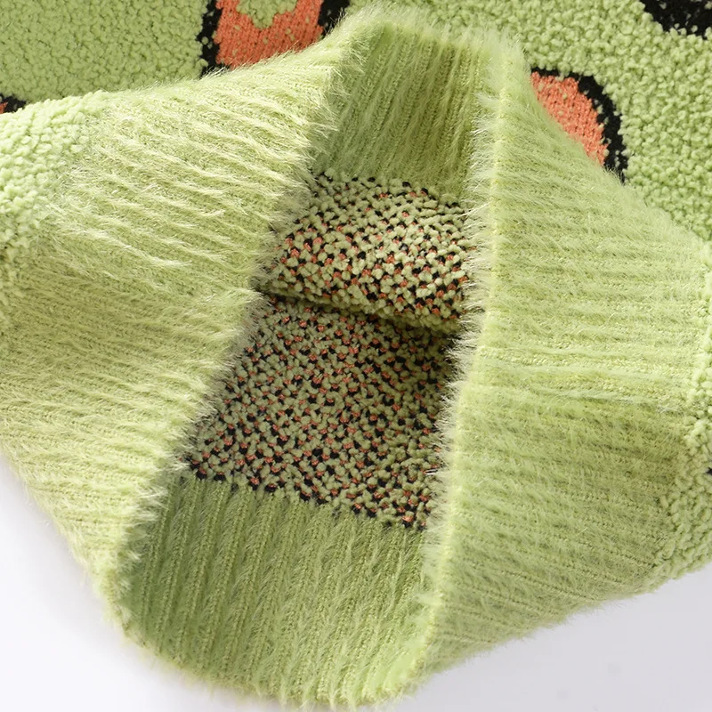

Infant Mink Cashmere Sweater Cute Avocado Baby Pullover Knitting Shirt Autumn And Winter New Style Children Girls Sweater