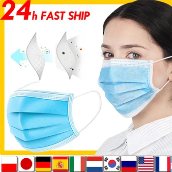 

10/20pcs Disposable Filter Masks for Mouth Anti Spittle Eye Mask Earloop Waterproof Dust-Proof Against Air Pollution Beauty Mask