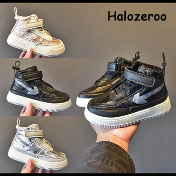 

Winter New Kids High Sport Sneakers Baby Girls Casual Sneakers Children Black Chunky Sneakers Boys Brand Running Shoes Trainers