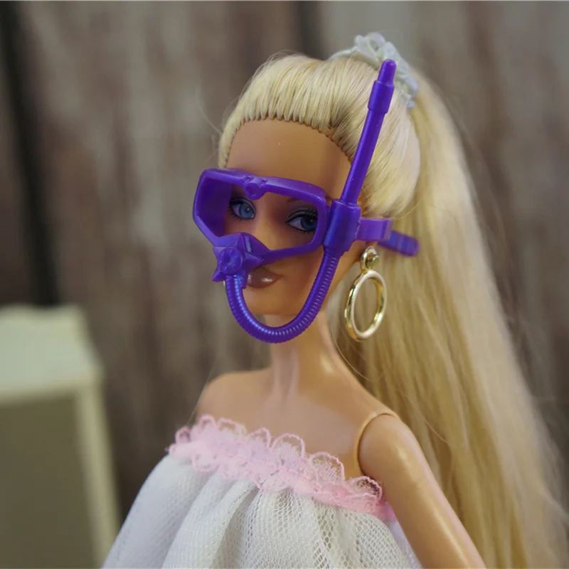 Necklace Barbie Sunglasses 1/6 bjd Doll belt Princess fashion dressing up Accessories dollhouse GiftToys Girls