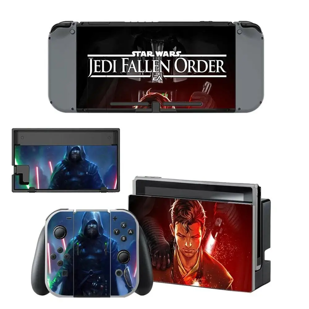 Наклейки для nintendo switch из кожи Звездные войны, джедаи нилд, наклейки для переключателей, наклейка для консоли nintendo Switch, контроллер Joy-con