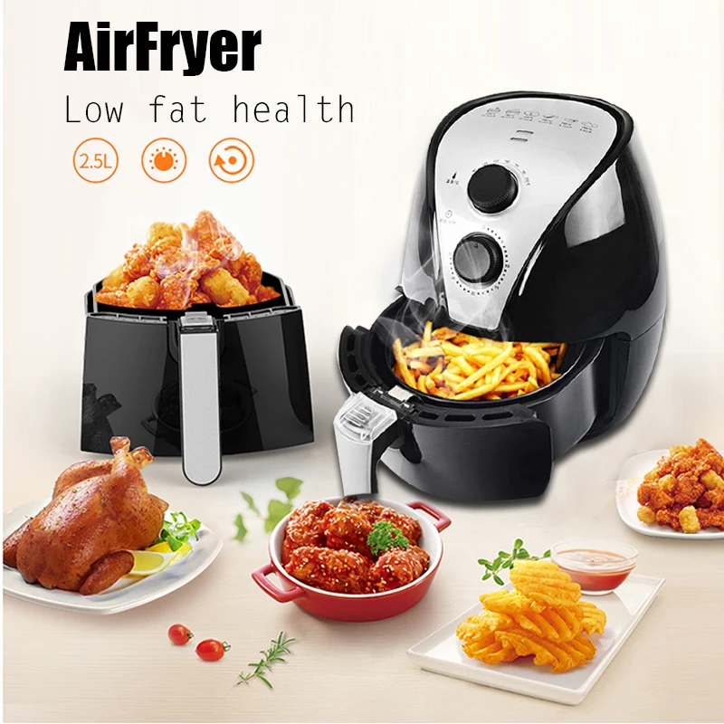 

Electric Fryer Household Smokeless Pot Fries Machine Electric Oven Elegant Body Oil-Free and Delicious Health Experience