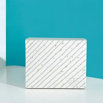 L 25x20x10cm Белая высококачественная Подарочная коробка ins с изображением неба и земли, Подарочная коробка со звездами, прямоугольная большая упаковочная коробка для рождественской подарочной коробки - Цвет: L 25x20x10cm