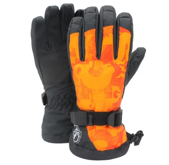 Женские желтые лыжные перчатки, красочные термальные перчатки для верховой езды, альпинизма, катания на лыжах, зимние уличные спортивные перчатки, водонепроницаемые 10K