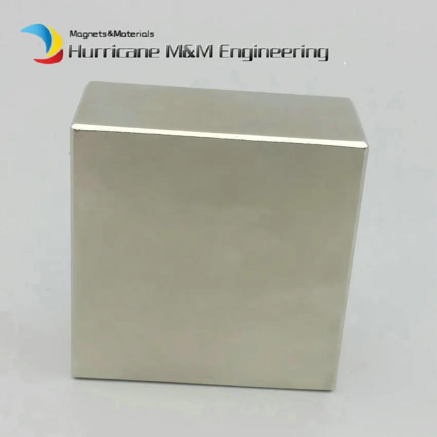 1 упаковка NdFeB Блок 40x40x20(+/-1) мм фильтр для воды Мощный Неодимовый Магнит Редкоземельные постоянные магниты класс N42 NiCuNi покрытием