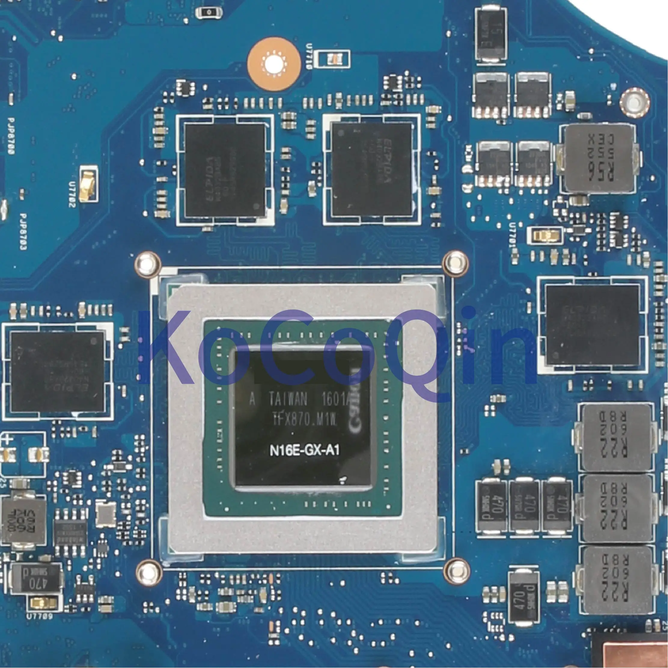 KoCoQin материнская плата для ноутбука ASUS G752VY SR2FQ материнская плата REV: 2,2 i7-6700HQ N16E-GX-A1 протестирована