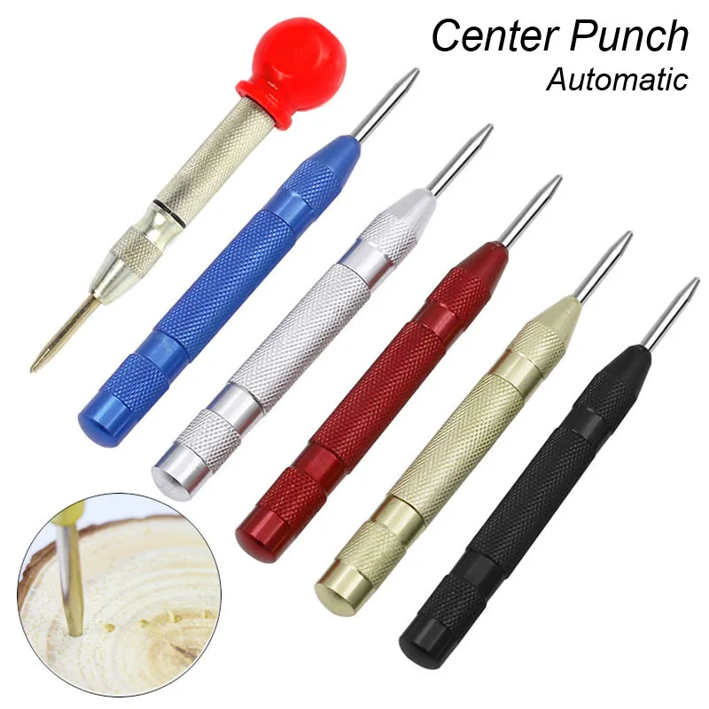 

Window Breaking Device Automatic Center Pin Punch Drill Wood Metal Center Puncher Hole Punching Locator Drill Bit Woodworking
