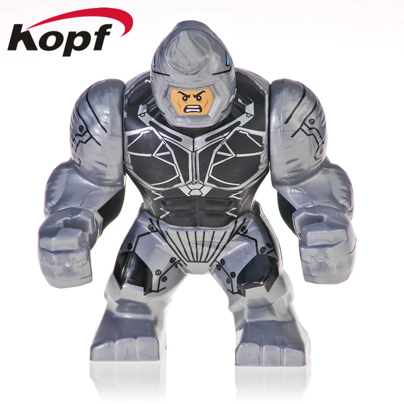 20 шт. строительные блоки Super Heroes большого размера Thanos Hulkbuster Venom Aleskse Wolverine Кирпичи игрушки для детей PG2063