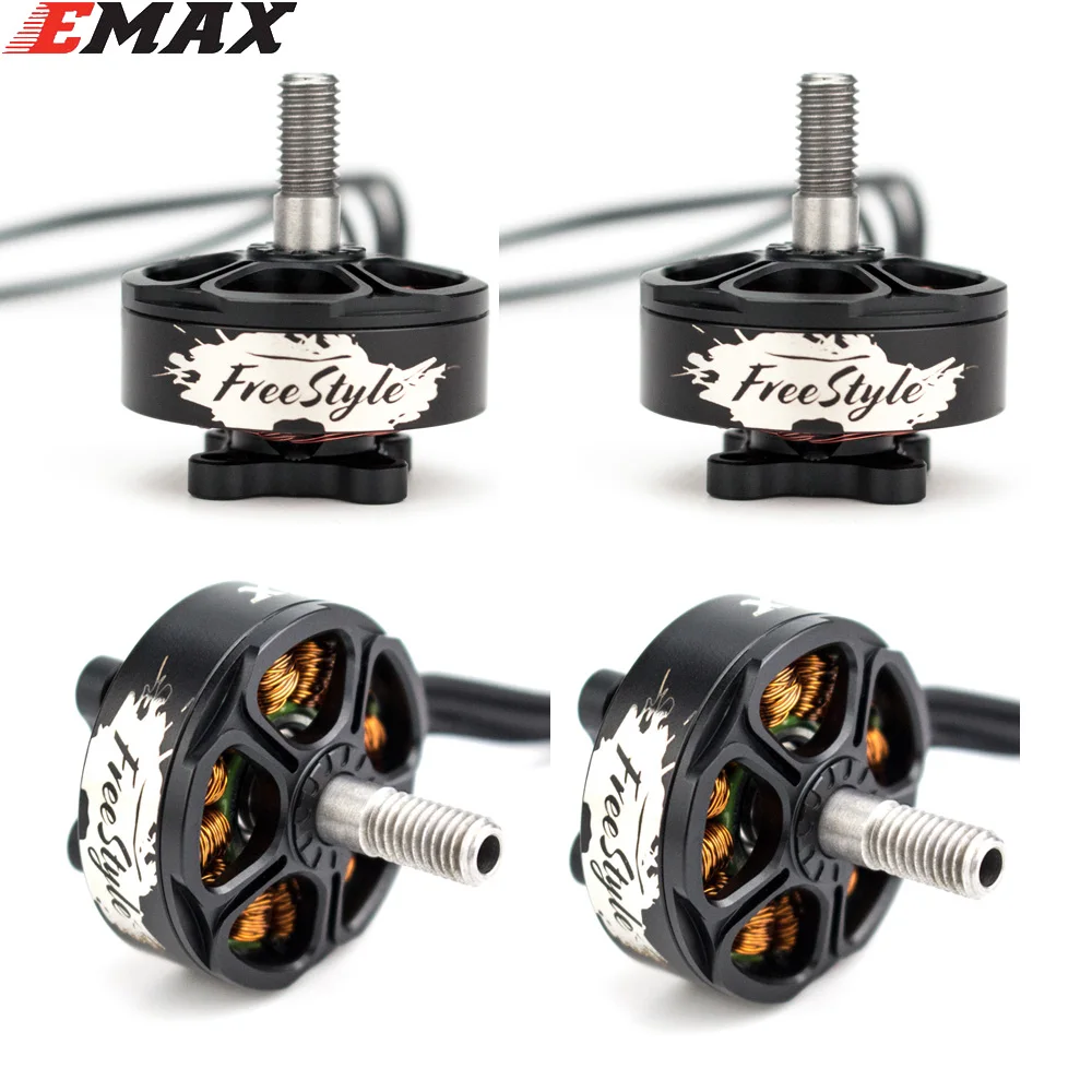 

4 шт. Emax Hawk Buzz FS2306 3-6S 1700KV/2400KV двигатель CW для 40-60A ESC RC FPV Racing Drone RC аксессуары