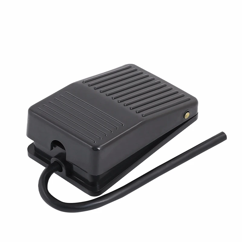 Control Industrial On//Off Momentary Electric Foot Pedal Switch Nonslip Metal