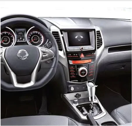 Автомобильный Встроенный Wi-Fi микрофон gps RDS Bluetooth радио AM FM Для SSANGYONG Tivoli- 7 дюймов Android 8,1